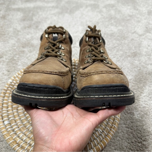 Arizona Jean Company Men’s Lace Up Chukka Ankle Boots Leather in Brown 8 main image 10